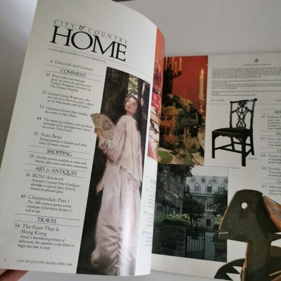April 1988 City & Country Home Magazine Canadian Lifestyle Interior Design Archi - Picture 4 of 11